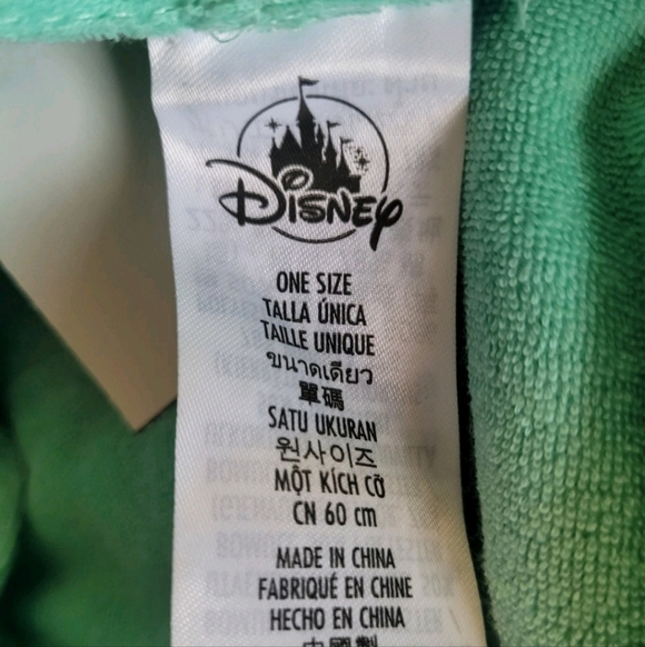 Disney Parks Mickey Mouse Terry Cloth Bucket Hat Aqua Adult Size OSFM NWT - Picture 7 of 10